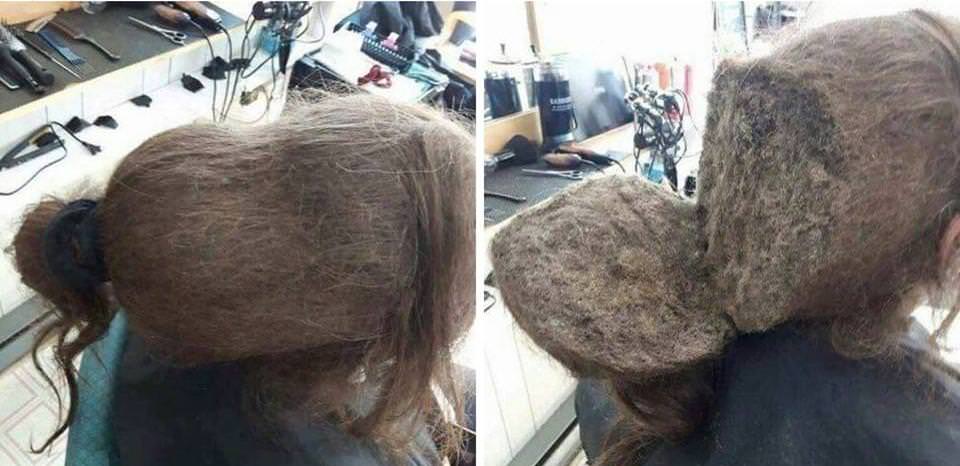 Hairdresser Makes Shocking Discovery When Girl Refuses To Comb Hair
